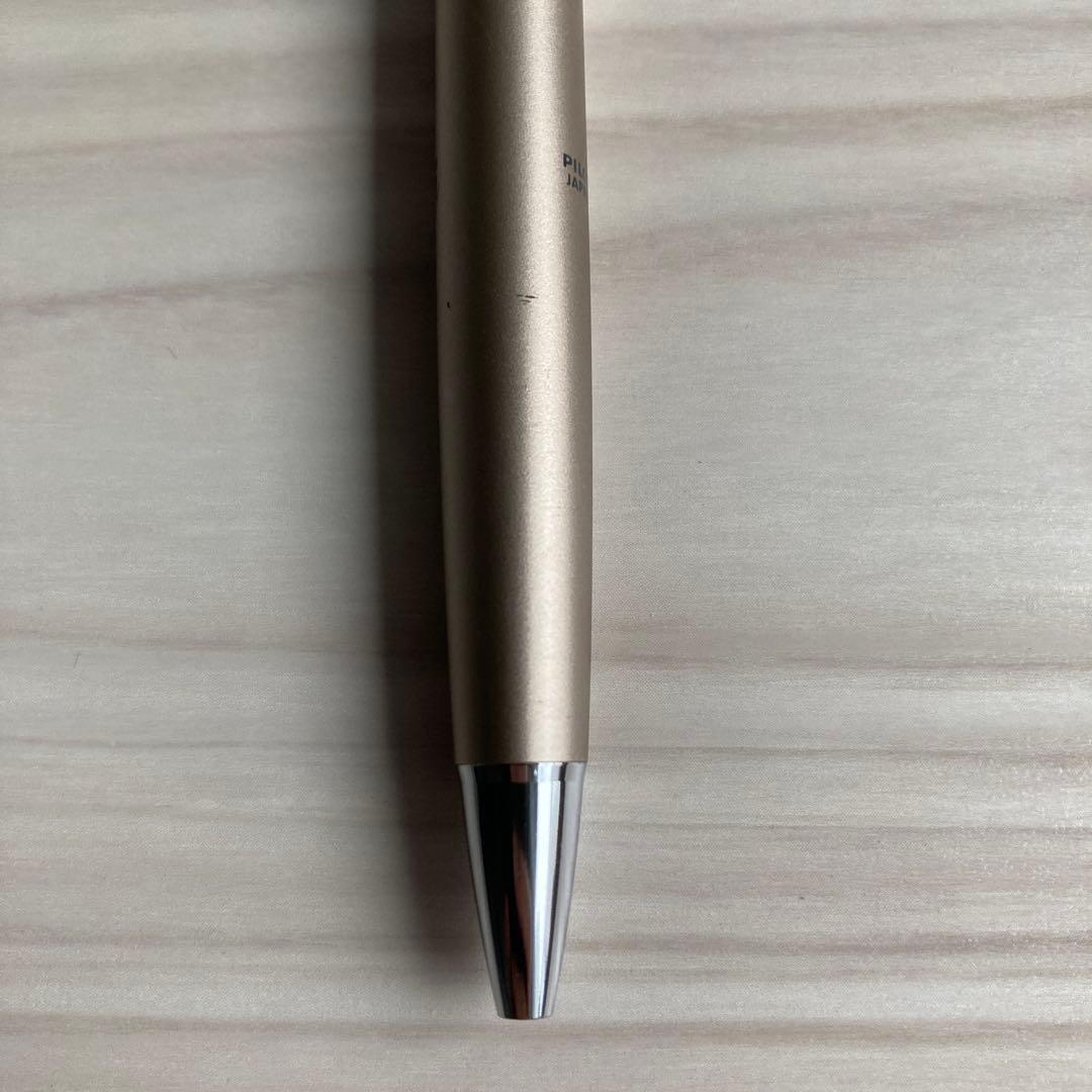 PILOT Frixion Point Knock Biz pen with red 0.4mm refill, used condition showing slight scratches