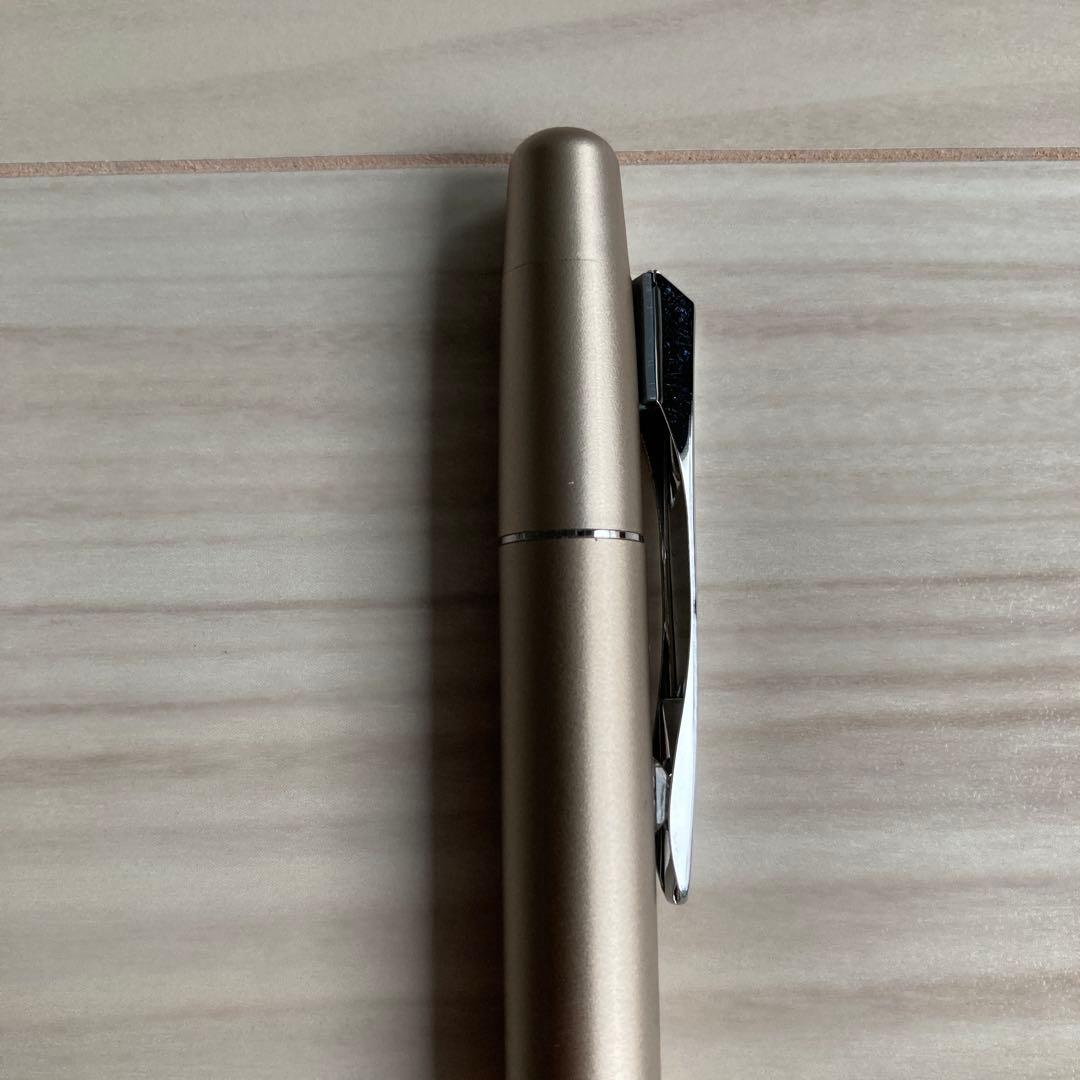 PILOT Frixion Point Knock Biz pen with red 0.4mm refill, used condition showing slight scratches
