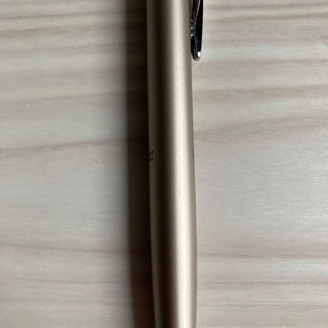 PILOT Frixion Point Knock Biz pen with red 0.4mm refill, used condition showing slight scratches