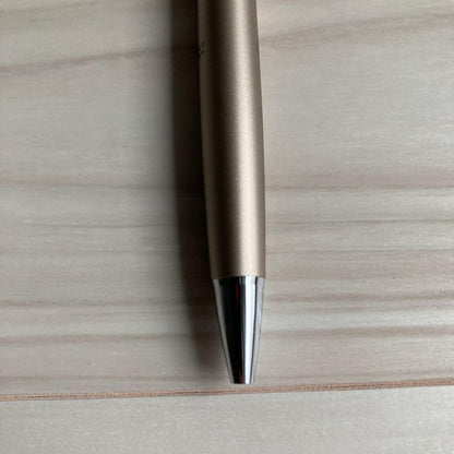 PILOT Frixion Point Knock Biz pen with red 0.4mm refill, used condition showing slight scratches