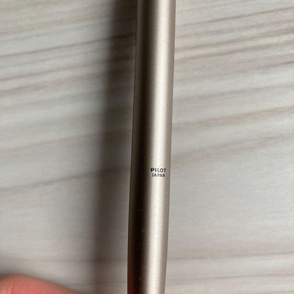 PILOT Frixion Point Knock Biz pen with red 0.4mm refill, used condition showing slight scratches