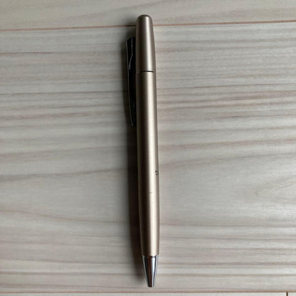 PILOT Frixion Point Knock Biz pen with red 0.4mm refill, used condition showing slight scratches