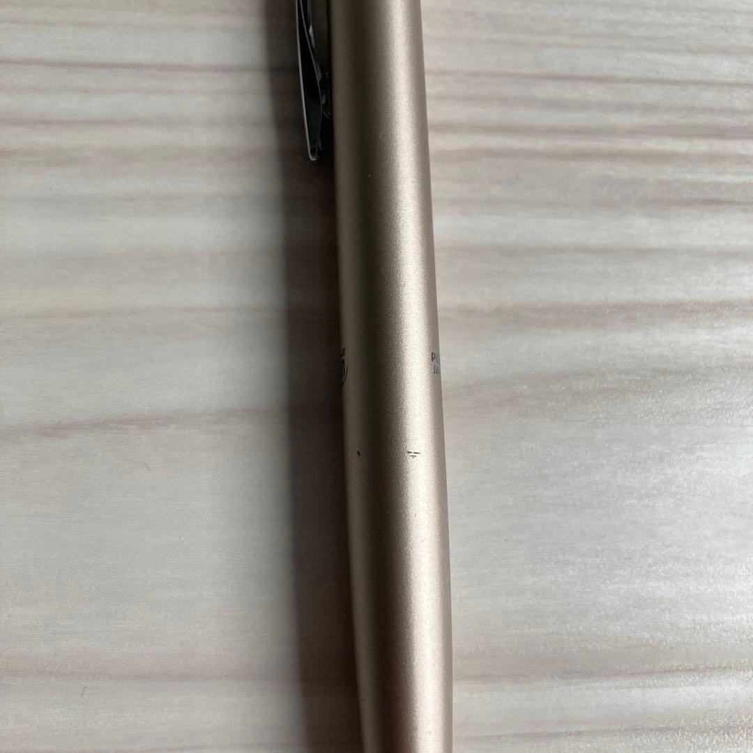 PILOT Frixion Point Knock Biz pen with red 0.4mm refill, used condition showing slight scratches