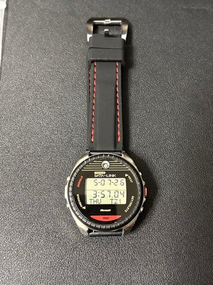 TIMEX Data Link NASA Model Microsoft Co-developed Digital Men's Watch — Japanese