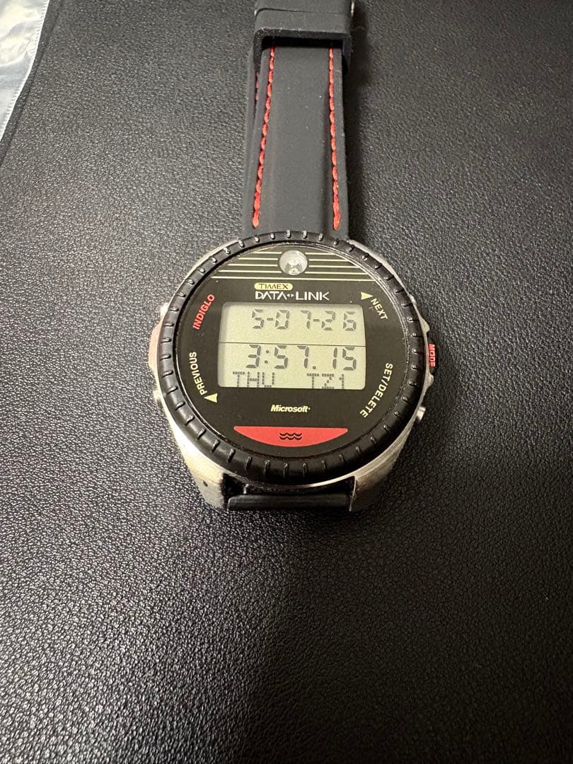 TIMEX Data Link NASA Model Microsoft Co-developed Digital Men's Watch — Japanese