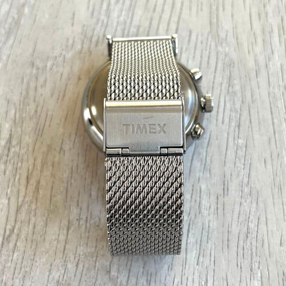 TIMEX Ceramic Mesh Belt Analog Men's Watch — Japanese