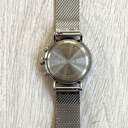 TIMEX Ceramic Mesh Belt Analog Men's Watch — Japanese