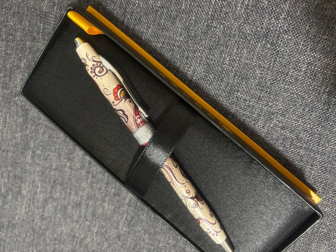 CROSS Art Design Ballpoint Pen in black with metal and plastic body and included dedicated case