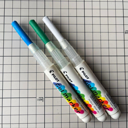 Pilot Gel Marker Pastel and Normal colors with push-up gel core, discontinued product