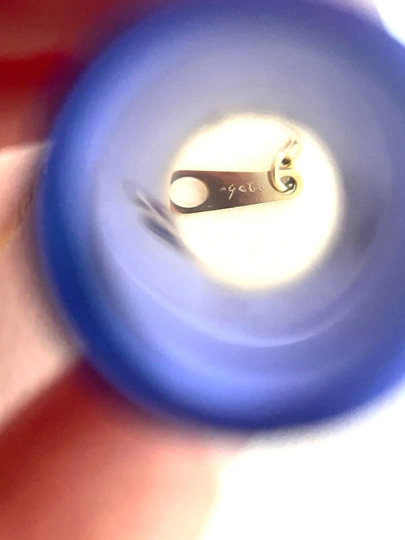 Agate K10 necklace with 0.06ct diamond flower pendant on a 46 cm chain, two-way movable design