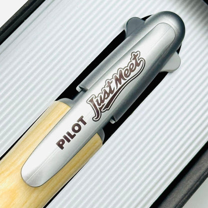 Pilot Just Meet 2+1 multi-function pen with natural Aodamo wood grain finish