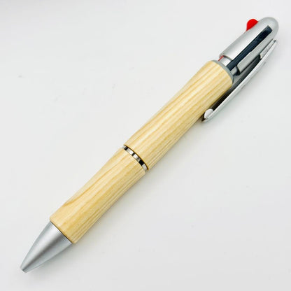 Pilot Just Meet 2+1 multi-function pen with natural Aodamo wood grain finish