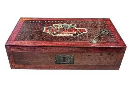 Fire Emblem Thracia 776 Deluxe Pack with outer box showing slight scratches and burn marks