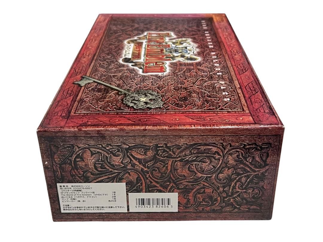 Fire Emblem Thracia 776 Deluxe Pack with outer box showing slight scratches and burn marks