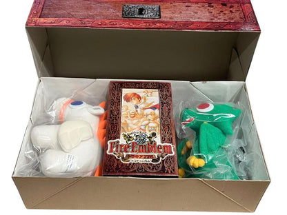 Fire Emblem Thracia 776 Deluxe Pack with outer box showing slight scratches and burn marks