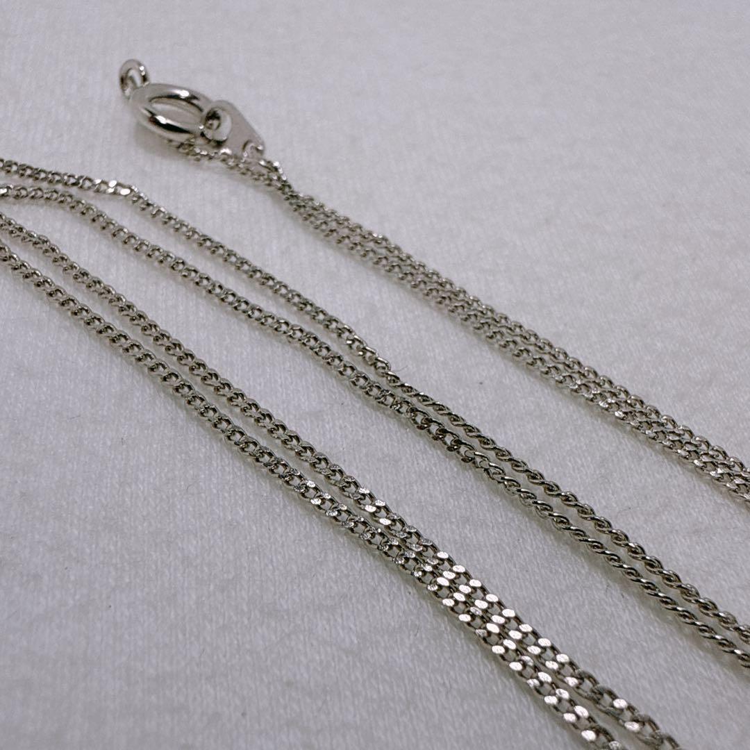 Tasaki Silver pendant necklace with single pearl and cherry fruit design on 41cm metal chain