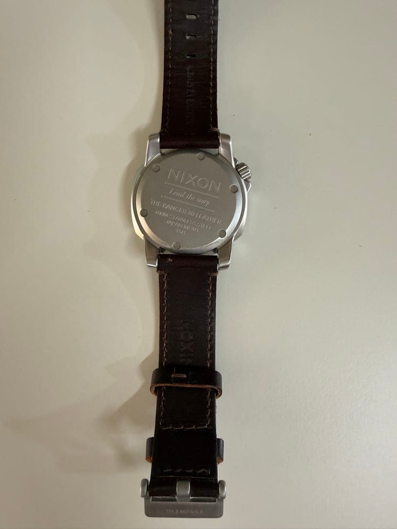 NIXON THE RANGER 40 LEATHER Quartz Men's Watch — Japanese