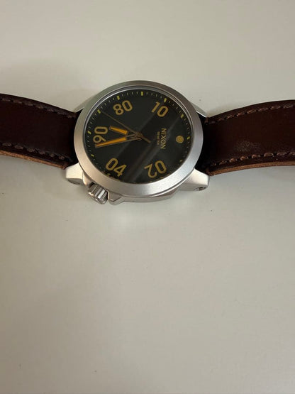 NIXON THE RANGER 40 LEATHER Quartz Men's Watch — Japanese