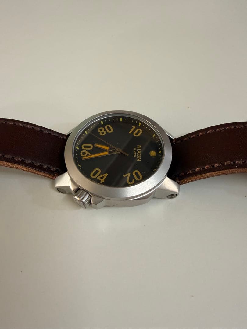 NIXON THE RANGER 40 LEATHER Quartz Men's Watch — Japanese