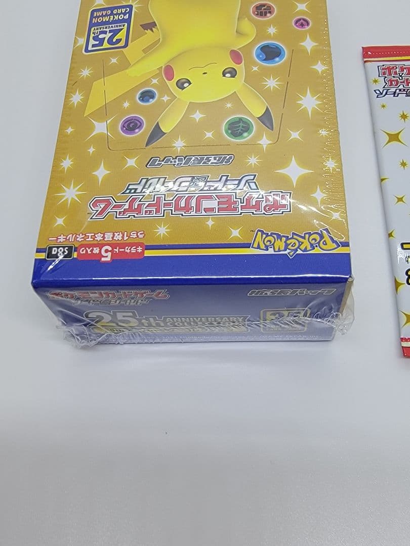 Pokemon Pokémon Card 25th 1BOX + PROMO 4 PACKS New and Unopened Box — S Enhanced Expansion Pack 25th Anniversary Collection — Japanese