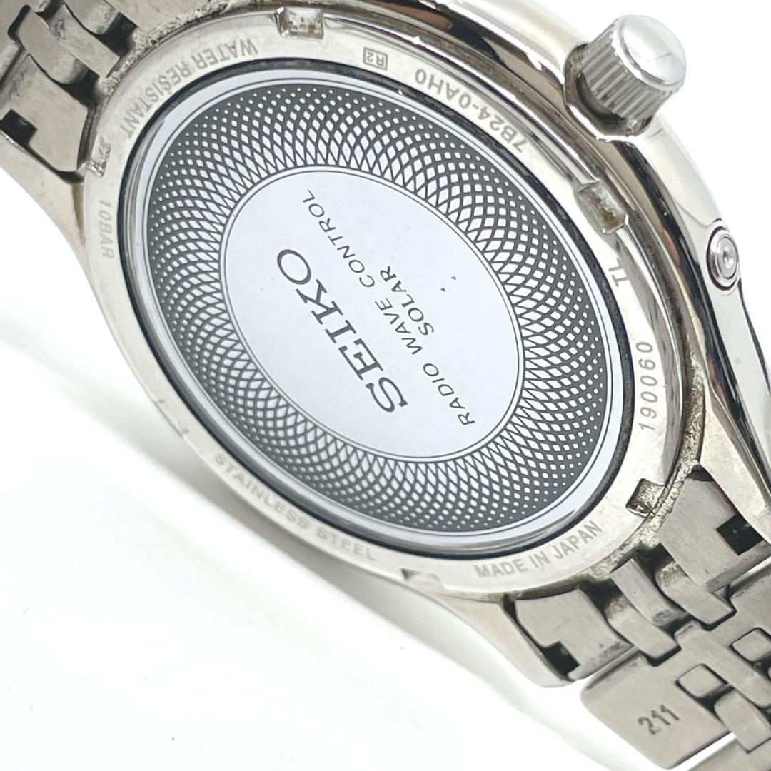 SEIKO 7B24-0AH0 Solar Men's Watch — Japanese