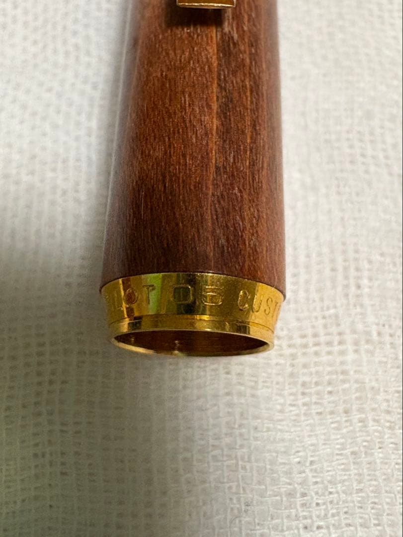 PILOT 0.5 CUSTOM mechanical pencil made of Japanese Zelkova wood with a 0.5mm lead tip