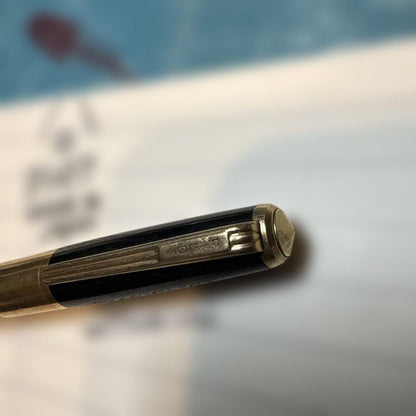 Pilot Super 200 fountain pen with 14k gold tip and Mitsubishi engraving on body including ink cartridge
