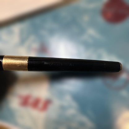 Pilot Super 200 fountain pen with 14k gold tip and Mitsubishi engraving on body including ink cartridge