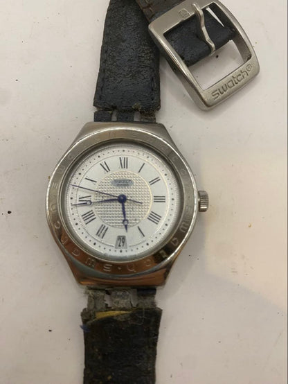 swatch Self-winding Silver-White Automatic Men's — Japanese