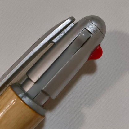 PILOT Just Meet multi-function pen with red and black ballpoint pens and 0.5mm mechanical pencil wooden body