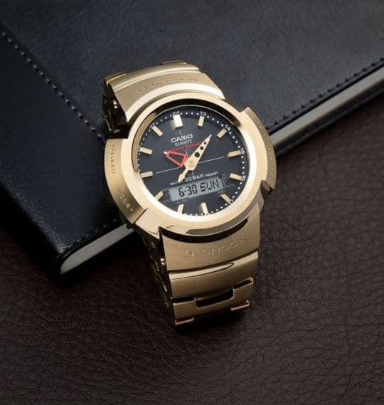 CASIO AWM-500GD-9AJF Solar Men's Watch — Japanese