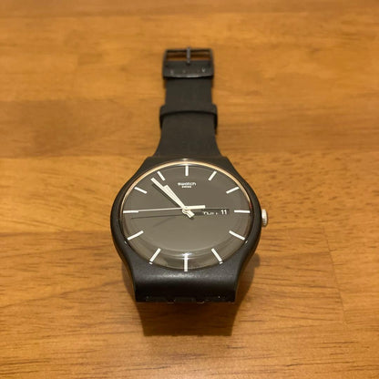 swatch ブラック Quartz Men's — Japanese