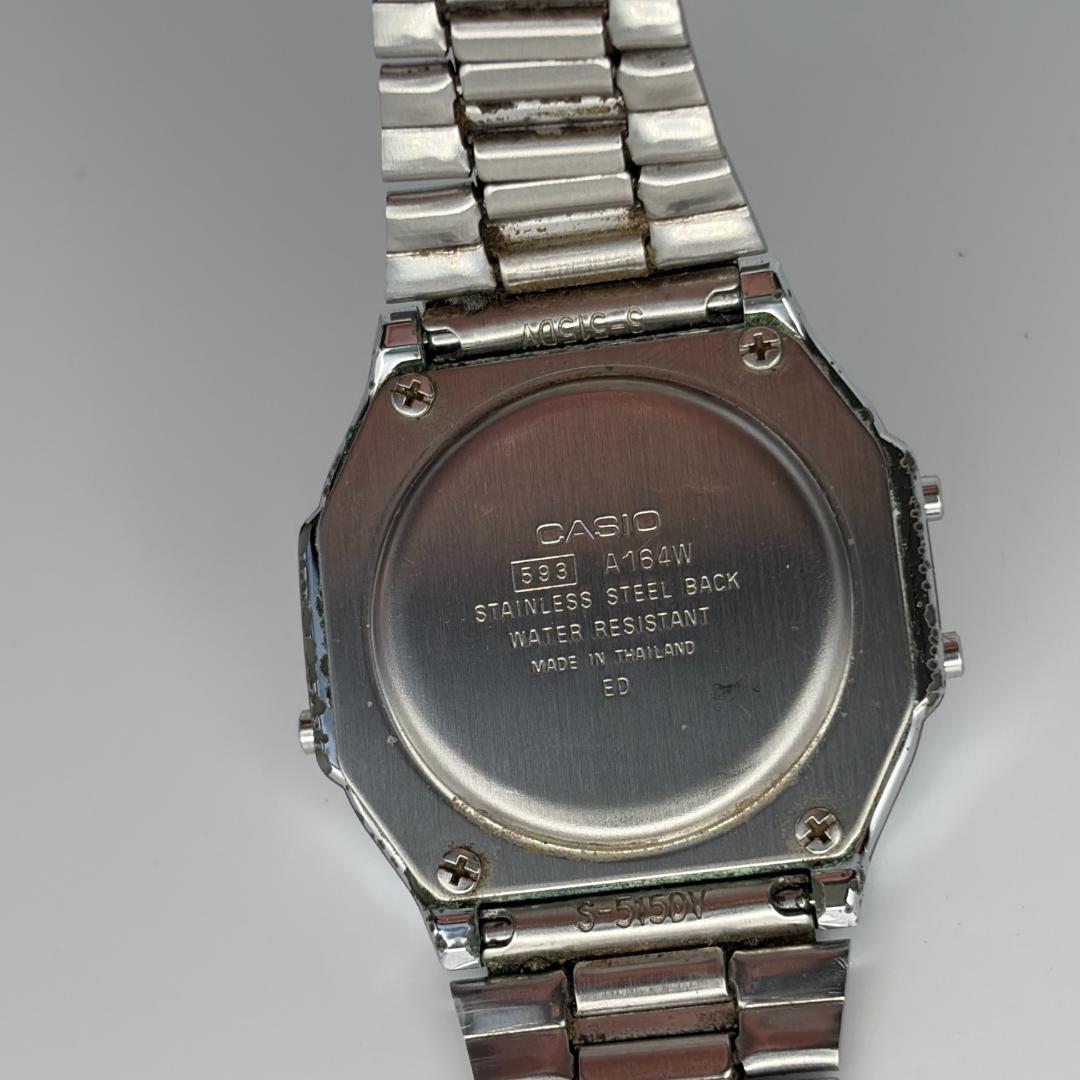 CASIO A164W Quartz Men's Watch — Japanese