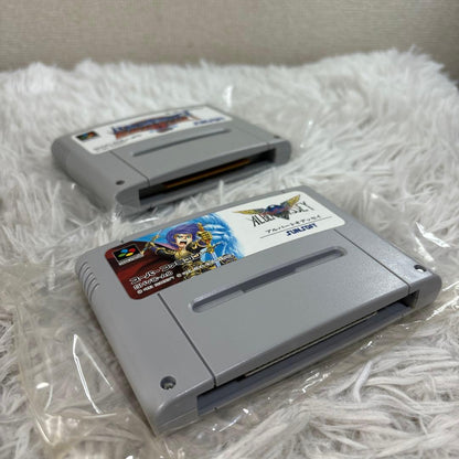 Used SNES cartridge of Albert Odyssey 2 Satan's Birth for Super Nintendo with original label