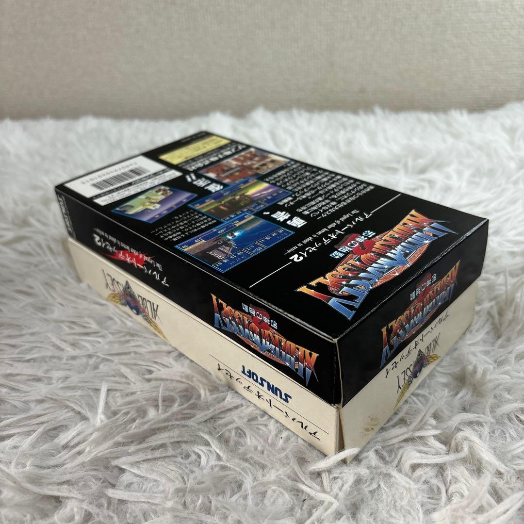 Used SNES cartridge of Albert Odyssey 2 Satan's Birth for Super Nintendo with original label