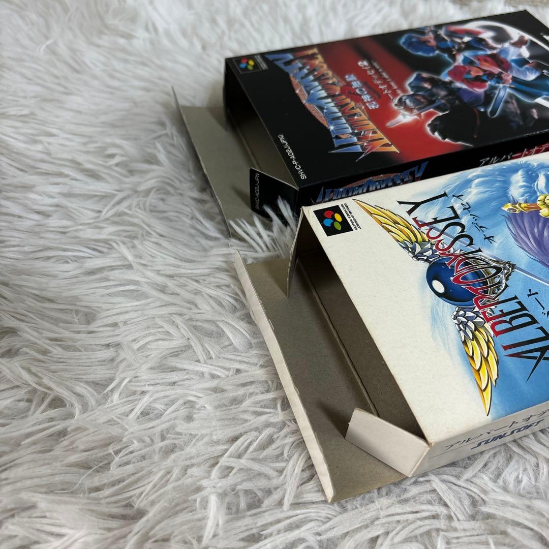 Used SNES cartridge of Albert Odyssey 2 Satan's Birth for Super Nintendo with original label