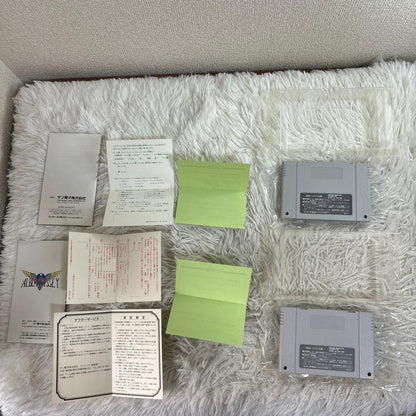 Used SNES cartridge of Albert Odyssey 2 Satan's Birth for Super Nintendo with original label