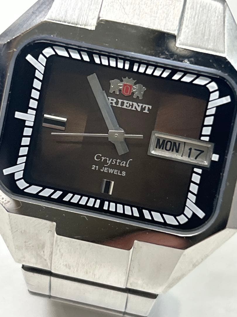ORIENT CRYSTAL 21石 Automatic Men's Watch — Japanese