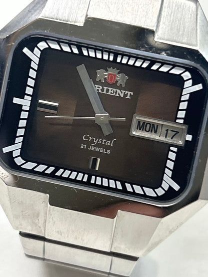 ORIENT CRYSTAL 21石 Automatic Men's Watch — Japanese