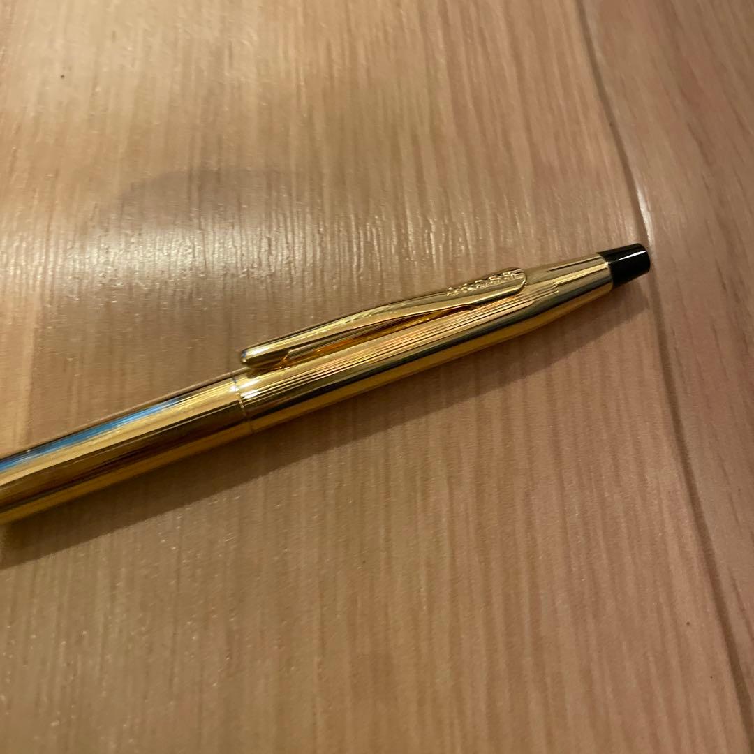 CROSS Ballpoint Pen No.44 with oil-based ink and single color, unused secondhand condition