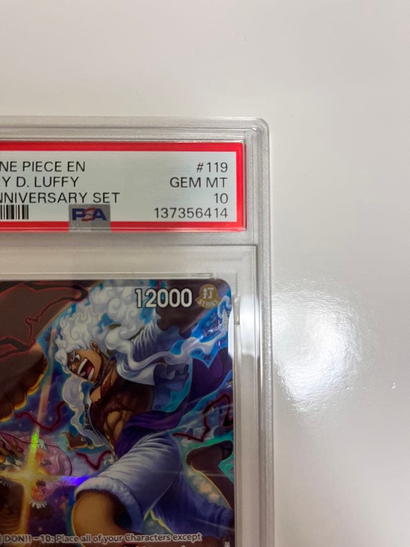 PSA 10 One Piece Monkey D. Luffy SEC — OP05-119 — English
