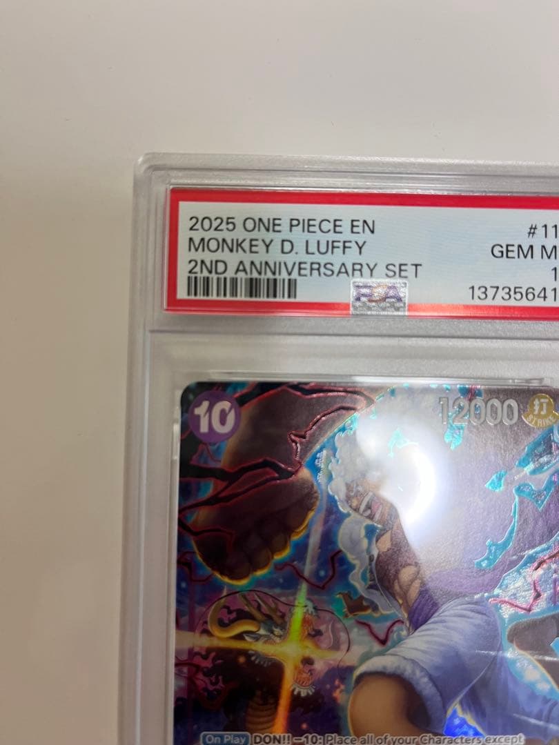 PSA 10 One Piece Monkey D. Luffy SEC — OP05-119 — English