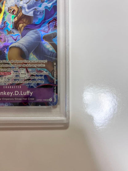 PSA 10 One Piece Monkey D. Luffy SEC — OP05-119 — English