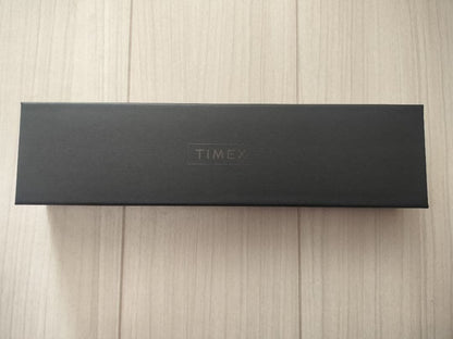 TIMEX Q TIMEX ブラックステンレス メッシュ Quartz Men's Watch — Japanese