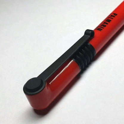 Red Pilot Palmarin mechanical pencil with Jabara tube connecting knock part and shaft