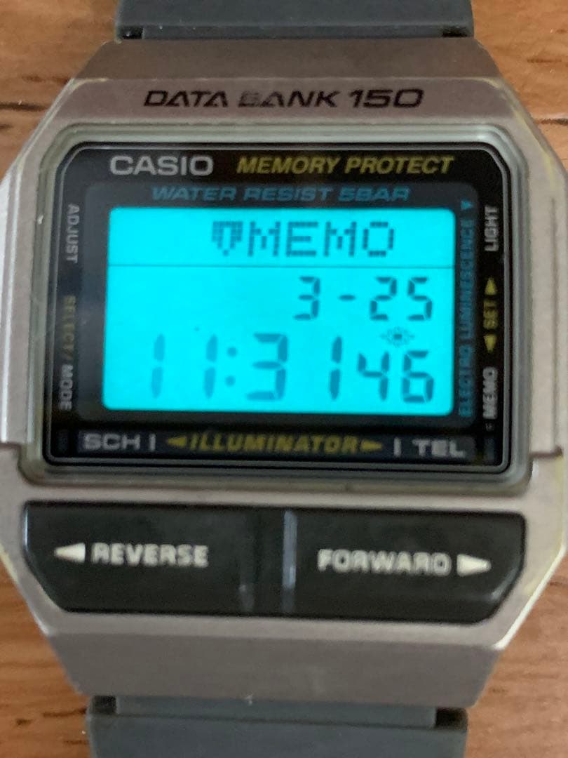 CASIO DB-1500 Digital Men's Watch — Japanese