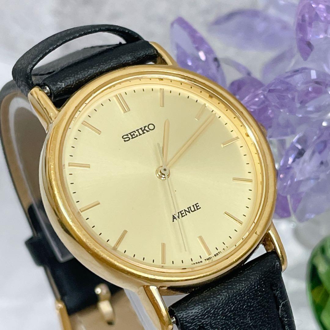 SEIKO 7N01-6D30 Quartz Men's Watch — Japanese