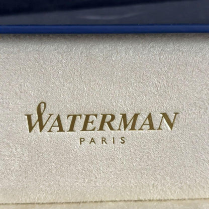Waterman Perspective Collection black rollerball pen with cap in used condition