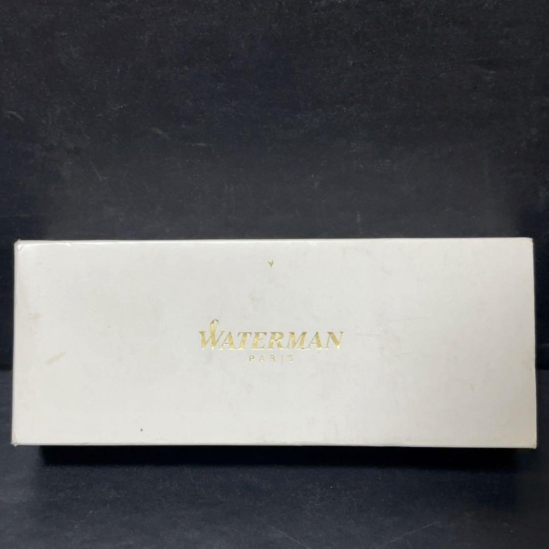 Waterman Perspective Collection black rollerball pen with cap in used condition
