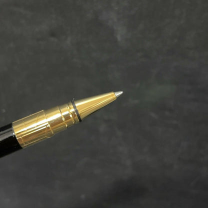 Waterman Perspective Collection black rollerball pen with cap in used condition